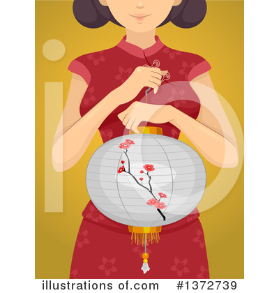 Asian Woman Clipart #1372739 by BNP Design Studio