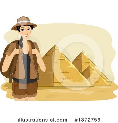 Pyramids Clipart #1372756 by BNP Design Studio