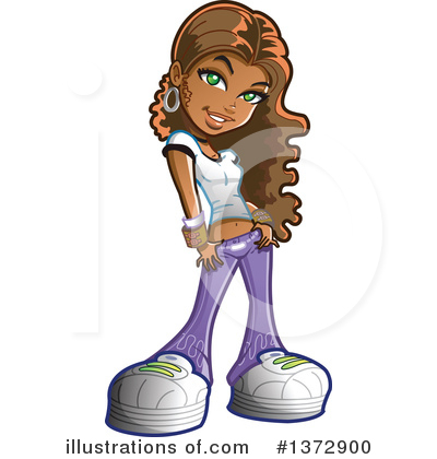 Royalty-Free (RF) Woman Clipart Illustration by Clip Art Mascots - Stock Sample #1372900