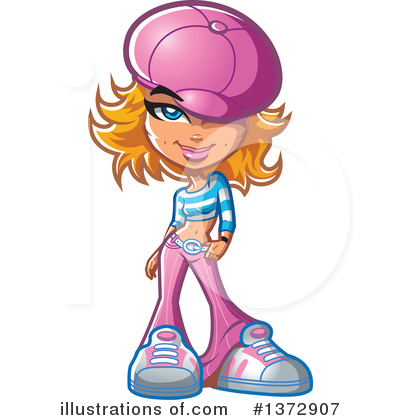 Royalty-Free (RF) Woman Clipart Illustration by Clip Art Mascots - Stock Sample #1372907