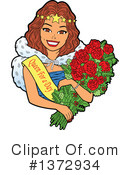 Woman Clipart #1372934 by Clip Art Mascots