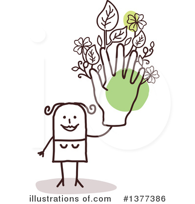 Green Thumb Clipart #1377386 by NL shop