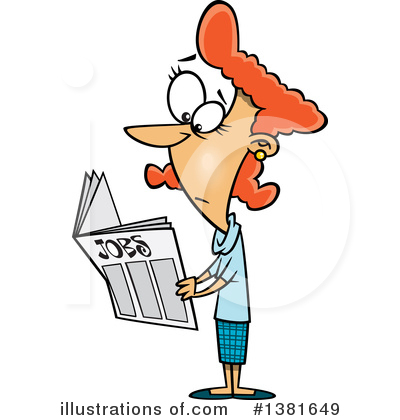 Newspaper Clipart #1381649 by toonaday