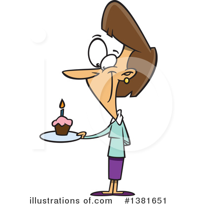 Cupcake Clipart #1381651 by toonaday
