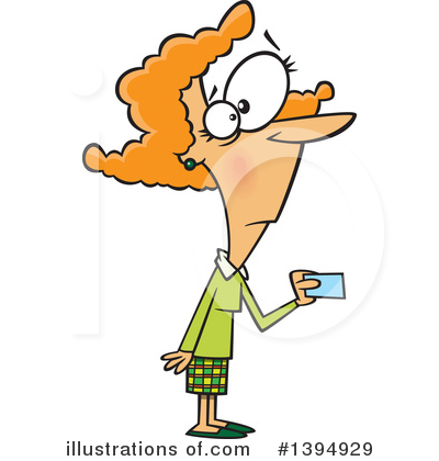 Royalty-Free (RF) Woman Clipart Illustration by toonaday - Stock Sample #1394929