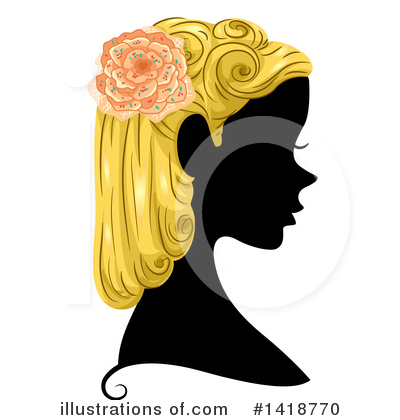 Hairstyle Clipart #1418770 by BNP Design Studio