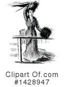 Woman Clipart #1428947 by Prawny Vintage