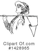 Woman Clipart #1428965 by Prawny Vintage