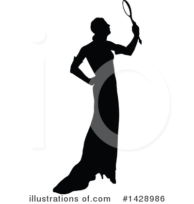 Royalty-Free (RF) Woman Clipart Illustration by Prawny Vintage - Stock Sample #1428986