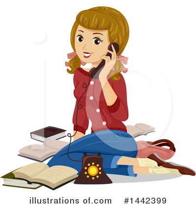 Chatting Clipart #1442399 by BNP Design Studio
