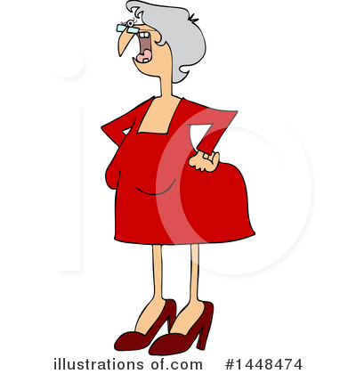 Old Lady Clipart #1448474 by djart