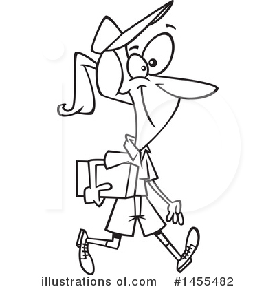 Courier Clipart #1455482 by toonaday