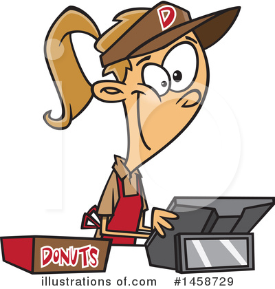 Donuts Clipart #1458729 by toonaday