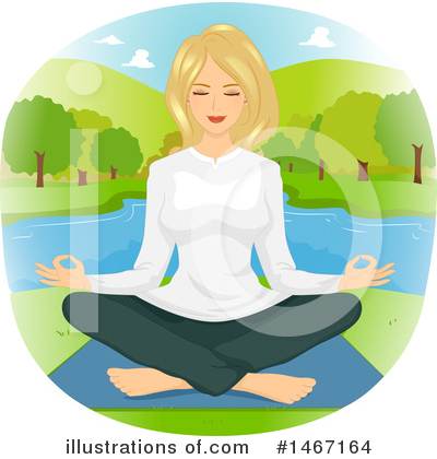 Meditate Clipart #1467164 by BNP Design Studio