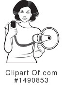 Woman Clipart #1490853 by Lal Perera