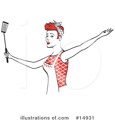 Royalty-Free (RF) Woman Clipart Illustration by Andy Nortnik - Stock Sample #14931