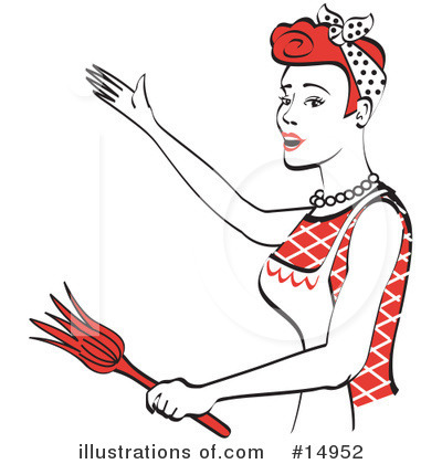 Royalty-Free (RF) Woman Clipart Illustration by Andy Nortnik - Stock Sample #14952