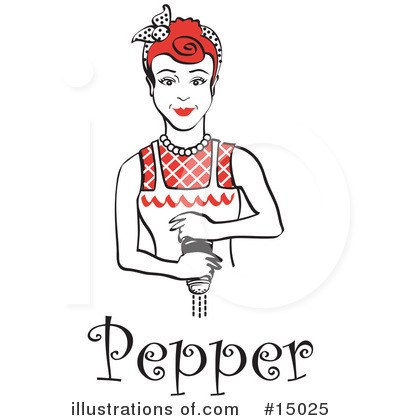 Pepper Shaker Clipart #15025 by Andy Nortnik