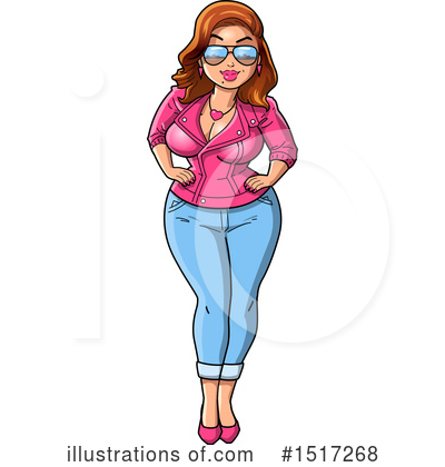 Royalty-Free (RF) Woman Clipart Illustration by Clip Art Mascots - Stock Sample #1517268