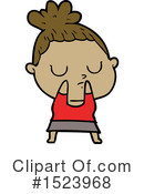 Woman Clipart #1523968 by lineartestpilot