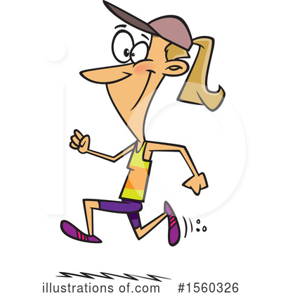 Runner Clipart #1560326 by toonaday