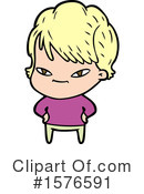Woman Clipart #1576591 by lineartestpilot