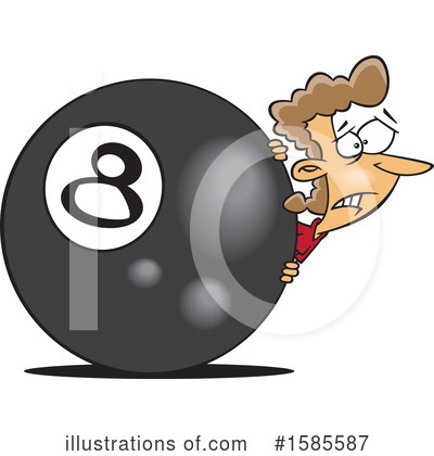 Billiards Clipart #1585587 by toonaday