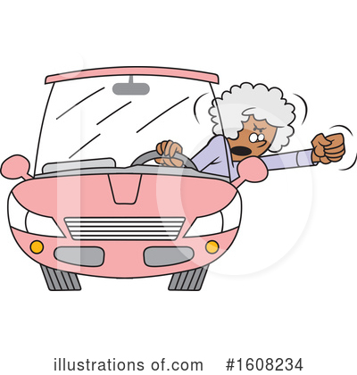 Road Rage Clipart #1608234 by Johnny Sajem