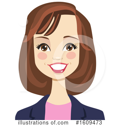 Business Woman Clipart #1609473 by peachidesigns