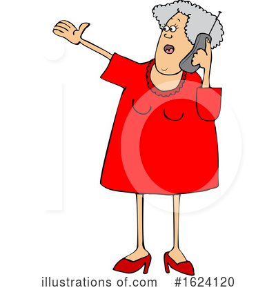 Old Lady Clipart #1624120 by djart
