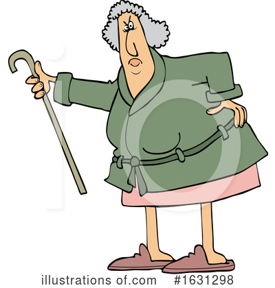 Old Lady Clipart #1631298 by djart