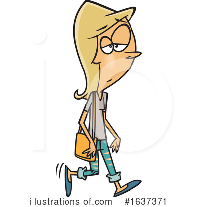 Walking Clipart #1637371 by toonaday