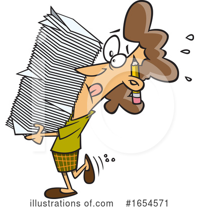 Paperwork Clipart #1654571 by toonaday