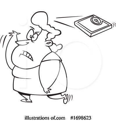 Obesity Clipart #1698623 by toonaday