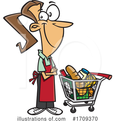 Grocer Clipart #1709370 by toonaday