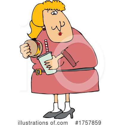 Obese Clipart #1757859 by djart