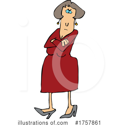 Royalty-Free (RF) Woman Clipart Illustration by djart - Stock Sample #1757861
