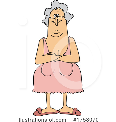 Old Lady Clipart #1758070 by djart