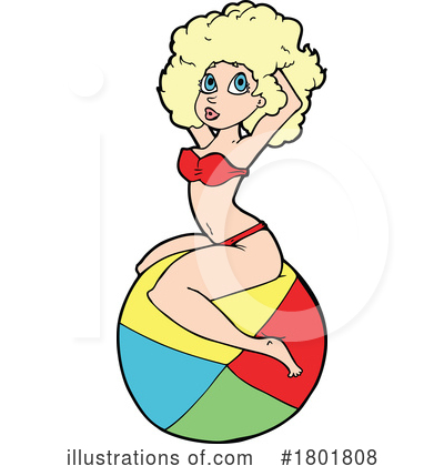 Royalty-Free (RF) Woman Clipart Illustration by lineartestpilot - Stock Sample #1801808