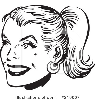 Royalty-Free (RF) Woman Clipart Illustration by BestVector - Stock Sample #210007