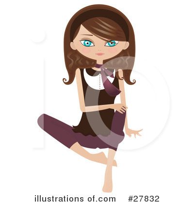 Royalty-Free (RF) Woman Clipart Illustration by Melisende Vector - Stock Sample #27832