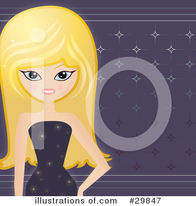 Royalty-Free (RF) Woman Clipart Illustration by Melisende Vector - Stock Sample #29847