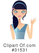 Woman Clipart #31531 by Melisende Vector