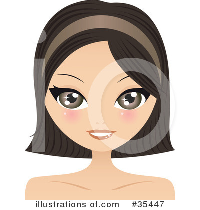Royalty-Free (RF) Woman Clipart Illustration by Melisende Vector - Stock Sample #35447