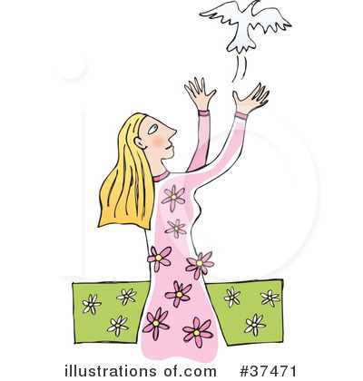 Royalty-Free (RF) Woman Clipart Illustration by Lisa Arts - Stock Sample #37471