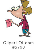 Woman Clipart #5790 by toonaday