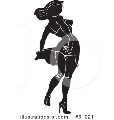 Royalty-Free (RF) Woman Clipart Illustration by pauloribau - Stock Sample #61021