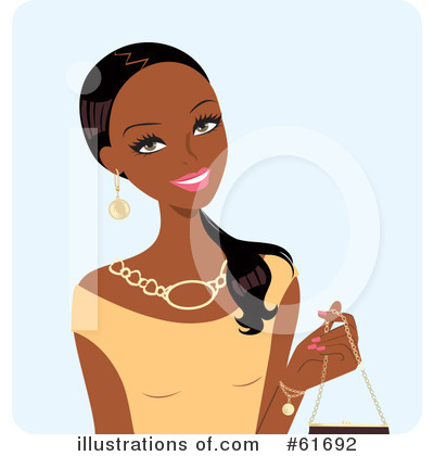 Royalty-Free (RF) Woman Clipart Illustration by Monica - Stock Sample #61692