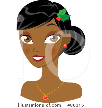 Black Woman Clipart #80315 by Rosie Piter