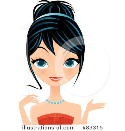 Royalty-Free (RF) Woman Clipart Illustration by Melisende Vector - Stock Sample #83315